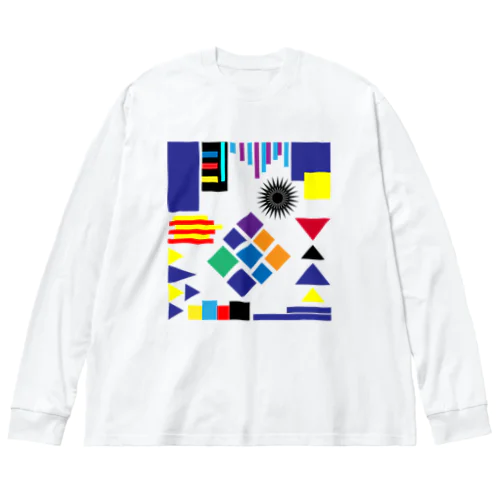 マルサンカクシカク ビッグシルエットロングスリーブTシャツ