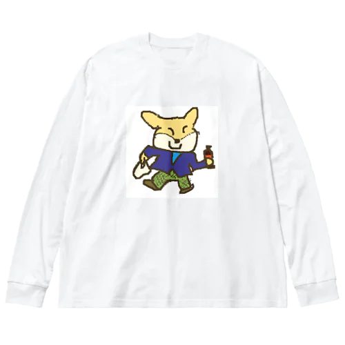 キツネのこんこん昼休み Big Long Sleeve T-Shirt