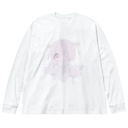 つ ビッグシルエットロングスリーブTシャツ