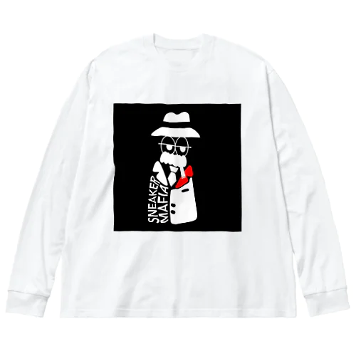 スカルマフィアグラフィック Big Long Sleeve T-Shirt