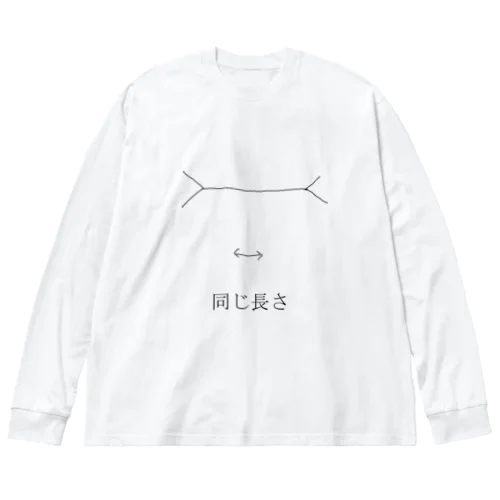 摩訶不思議な錯視 Big Long Sleeve T-Shirt