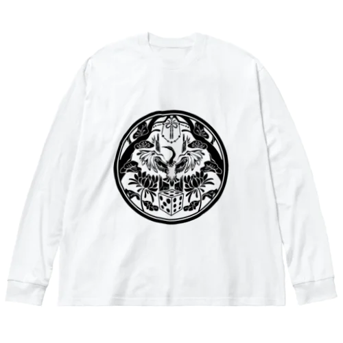 鶴羽四五六モチーフ Big Long Sleeve T-Shirt