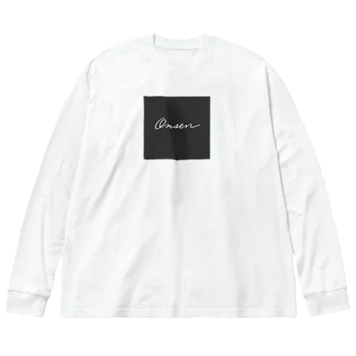 Onsen（square） ビッグシルエットロングスリーブTシャツ