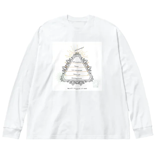 Maslow's-02 ビッグシルエットロングスリーブTシャツ