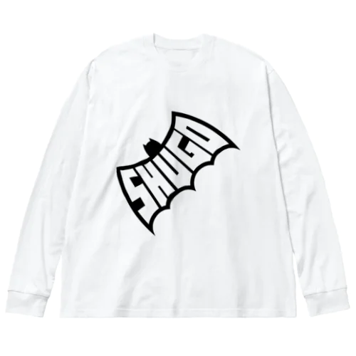 BAT SHUGO（酒豪）斜めVer. ビッグシルエットロングスリーブTシャツ