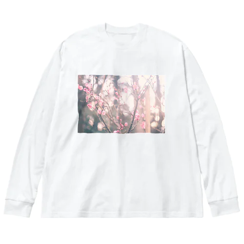 小さな花 ビッグシルエットロングスリーブTシャツ