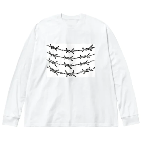 ハリガネ Big Long Sleeve T-Shirt