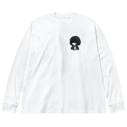 根暗くん1 ビッグシルエットロングスリーブTシャツ