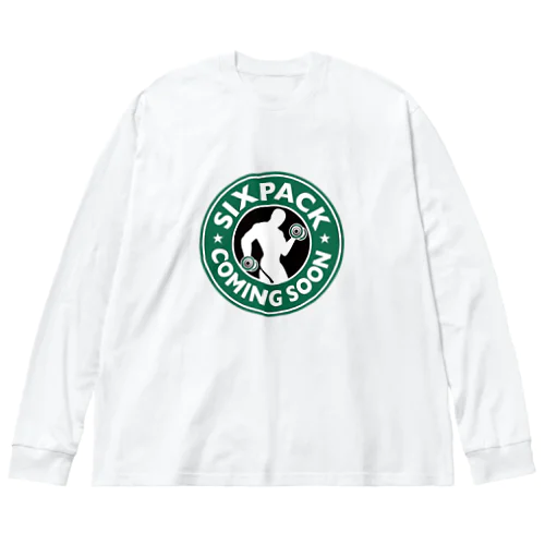 SIXPACK COMING SOON シックスパックはもうすぐ Big Long Sleeve T-Shirt