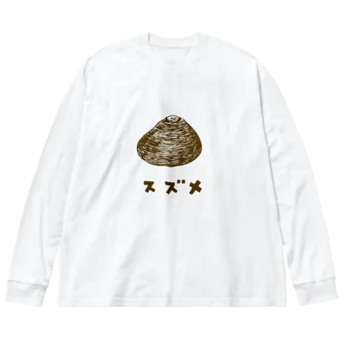 すずめって聞こえるべ ビッグシルエットロングスリーブTシャツ