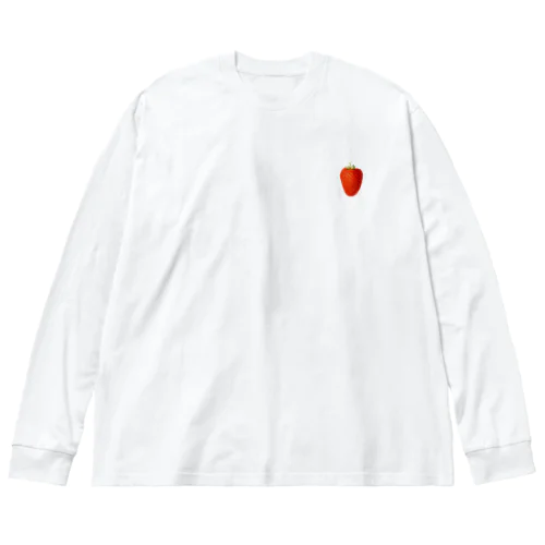 『いちごの標本帖』🍓Donation Items for cats Big Long Sleeve T-Shirt