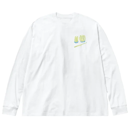 バーンスリータブラー祭り【 ✅ 両面印刷 】 　 Big Long Sleeve T-Shirt