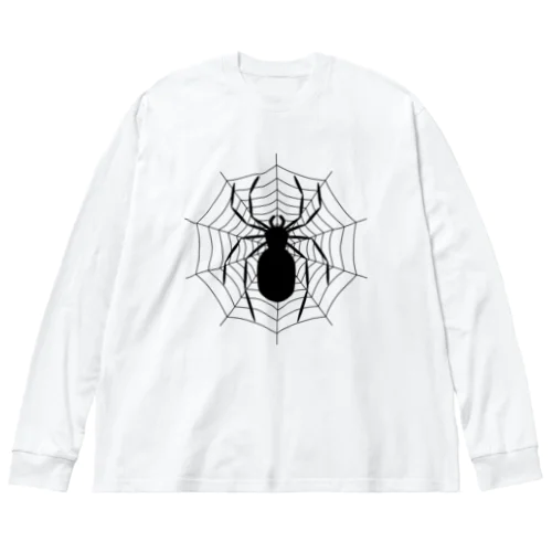 蜘蛛と巣 ビッグシルエットロングスリーブTシャツ