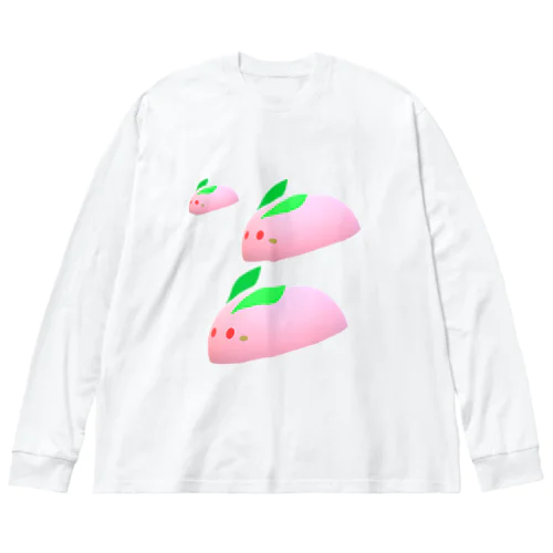 雪兎３🐰 Big Long Sleeve T-Shirt