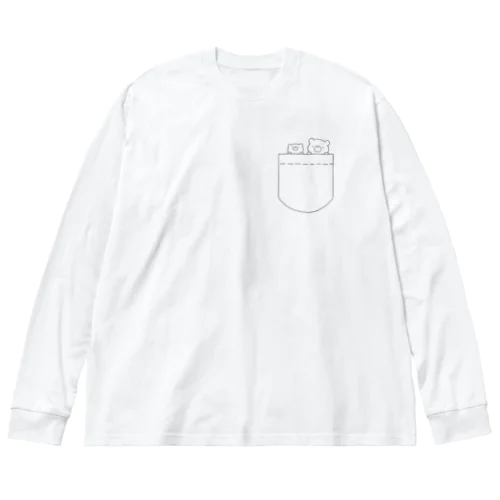 ポケットの中には ビッグシルエットロングスリーブTシャツ