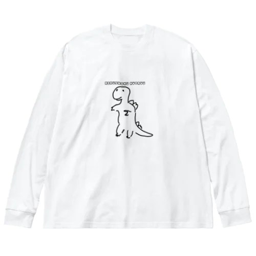 肉食恐竜 Big Long Sleeve T-Shirt