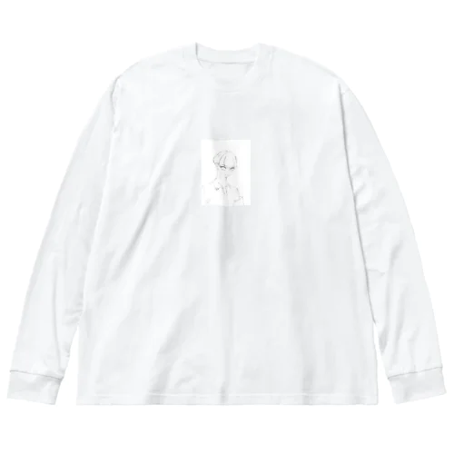 あ ビッグシルエットロングスリーブTシャツ