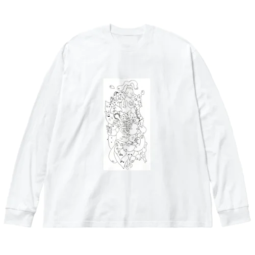 なんちゃら曼荼羅 ビッグシルエットロングスリーブTシャツ