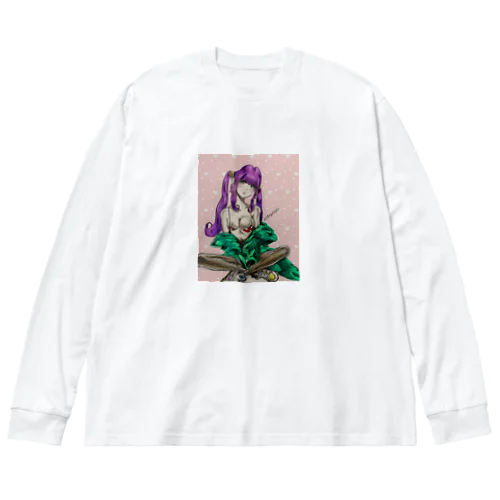 カラーバージョン　ツインてる美ちゃん Big Long Sleeve T-Shirt