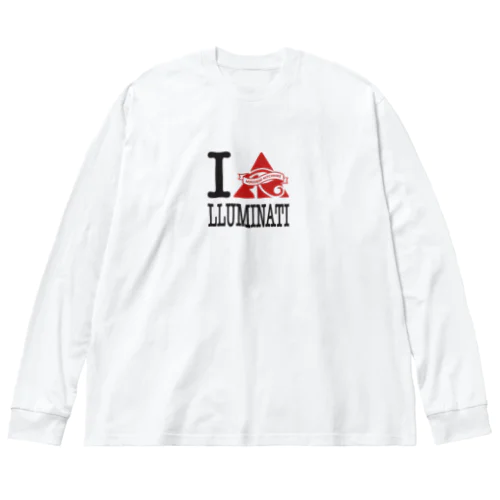 I▲LLUMINATI　WORLDEND ver. ビッグシルエットロングスリーブTシャツ