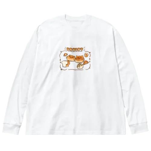 パン🍞🥐 ビッグシルエットロングスリーブTシャツ