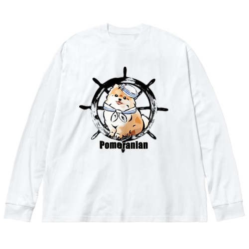 マリンだワン！　ポメラニアン Big Long Sleeve T-Shirt