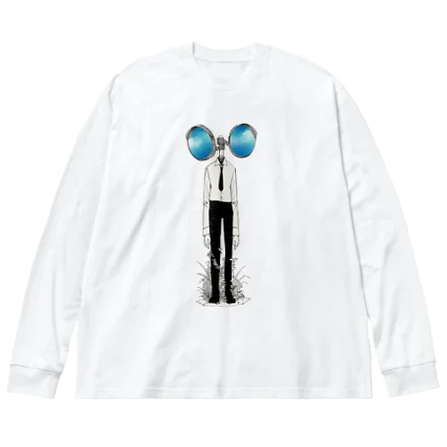 カーブミラー男 Big Long Sleeve T-Shirt