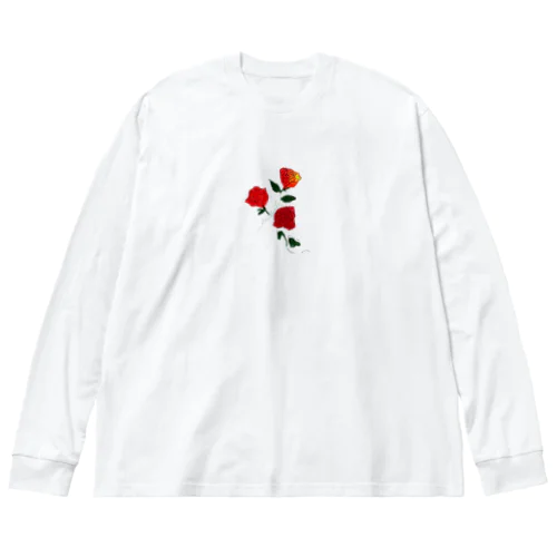 UNDIVIDUAL ROSE LONG SLEEVE ビッグシルエットロングスリーブTシャツ