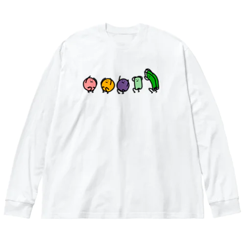 しゃがむガム ビッグシルエットロングスリーブTシャツ