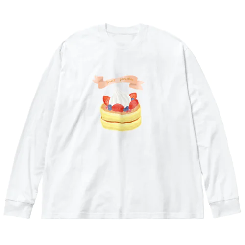 フルーツパンケーキ ビッグシルエットロングスリーブTシャツ