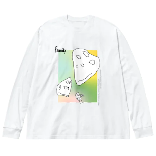 family ビッグシルエットロングスリーブTシャツ