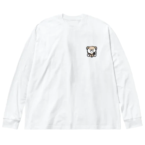 あジャパンぐま ビッグシルエットロングスリーブTシャツ