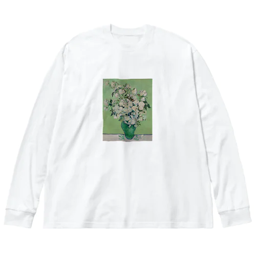 ゴッホ　/　バラ　Roses 1890 ビッグシルエットロングスリーブTシャツ