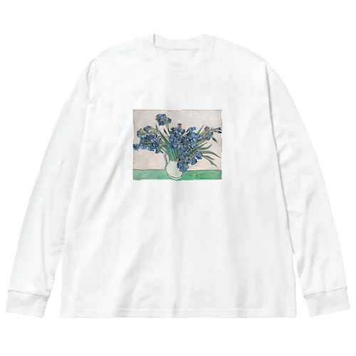 ヴィンセントヴァンゴッホ  / アイリス  Irises 1890 ビッグシルエットロングスリーブTシャツ