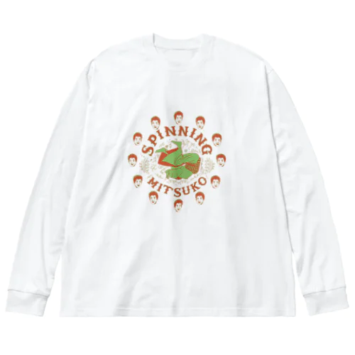 Spinning Mitsuko san ビッグシルエットロングスリーブTシャツ