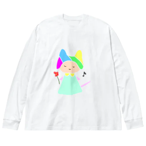 猫のねこかぶりちゃん Big Long Sleeve T-Shirt