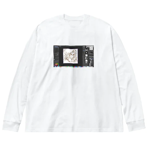 私が守るから。（紫外線から） Big Long Sleeve T-Shirt