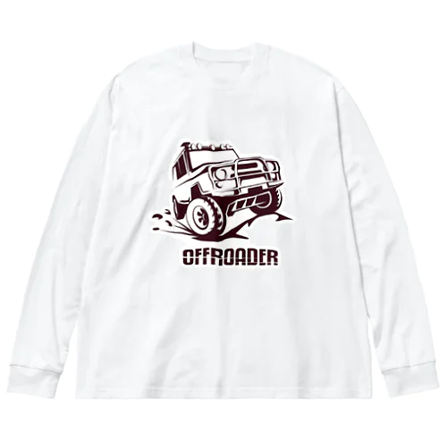 四駆 ビッグシルエットロングスリーブTシャツ