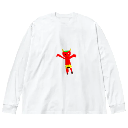 かわいい鬼 Big Long Sleeve T-Shirt