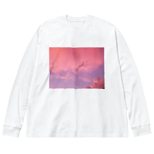 2019　夏の夕暮れ Big Long Sleeve T-Shirt