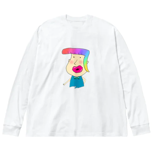 ラッキーセブンくん ビッグシルエットロングスリーブTシャツ