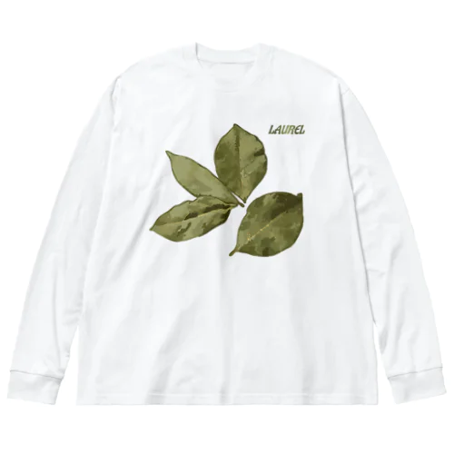 月桂樹の葉（ローリエ・ローレル） Big Long Sleeve T-Shirt