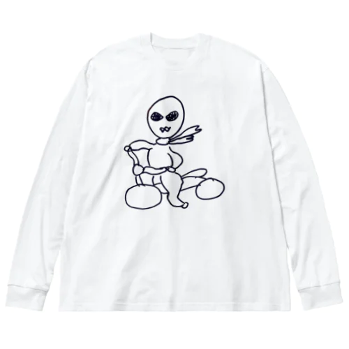 らいだー ビッグシルエットロングスリーブTシャツ