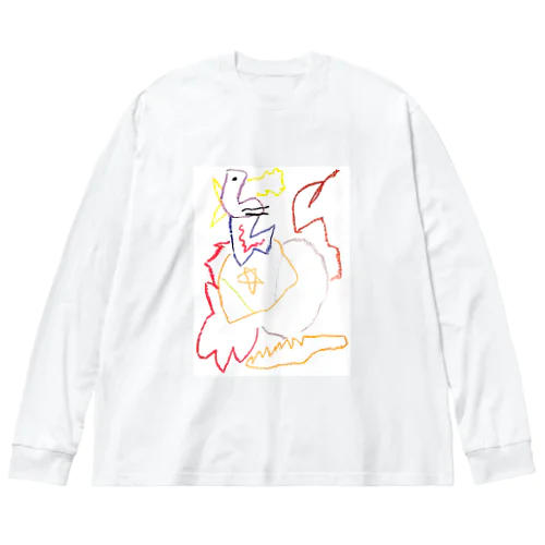 アートセラピーのじかん１ Big Long Sleeve T-Shirt