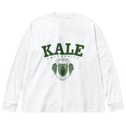 KALE University カレッジロゴ  ビッグシルエットロングスリーブTシャツ