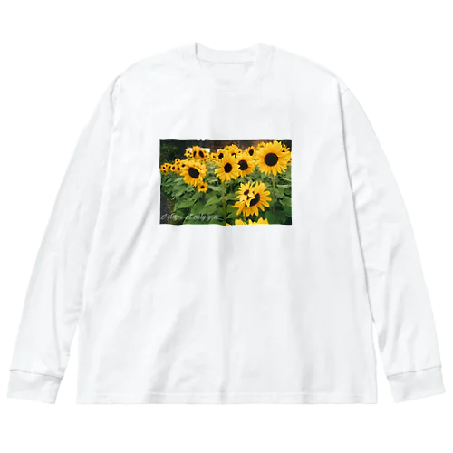 Sunflower ビッグシルエットロングスリーブTシャツ