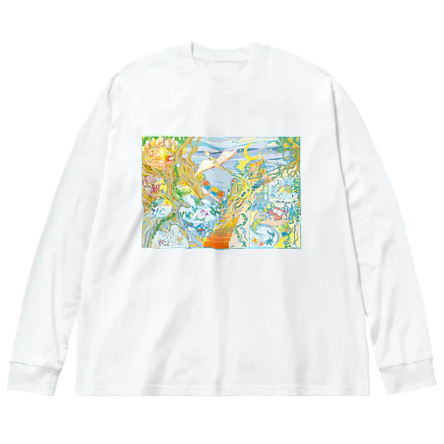 🌈life@ ビッグシルエットロングスリーブTシャツ