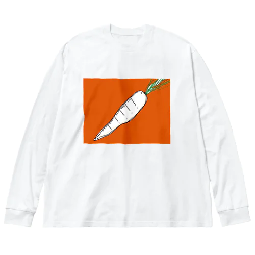 スケールにんじん Big Long Sleeve T-Shirt