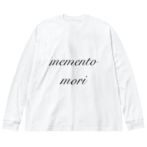 memento mori large ビッグシルエットロングスリーブTシャツ