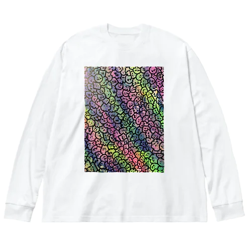 sprayART satoshi POPアート ビッグシルエットロングスリーブTシャツ